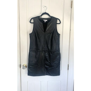 NWT Michael Stars Faux Leather Cecelia Dress Small
